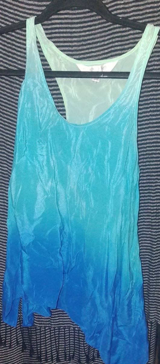 Blue Ombre Sleeveless Tunic