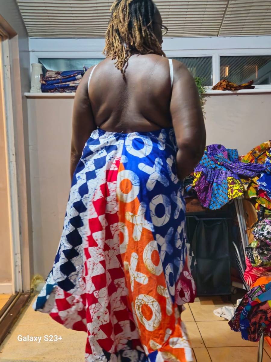 Colorful Patterned Dress
