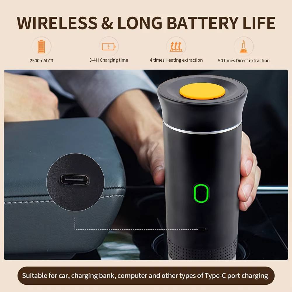 3-in-1 Wireless Car & Camping Espresso