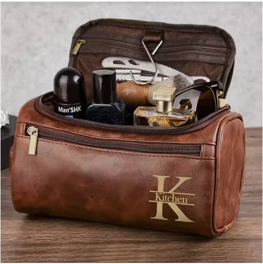 Personalized PU Leather Makeup Bag