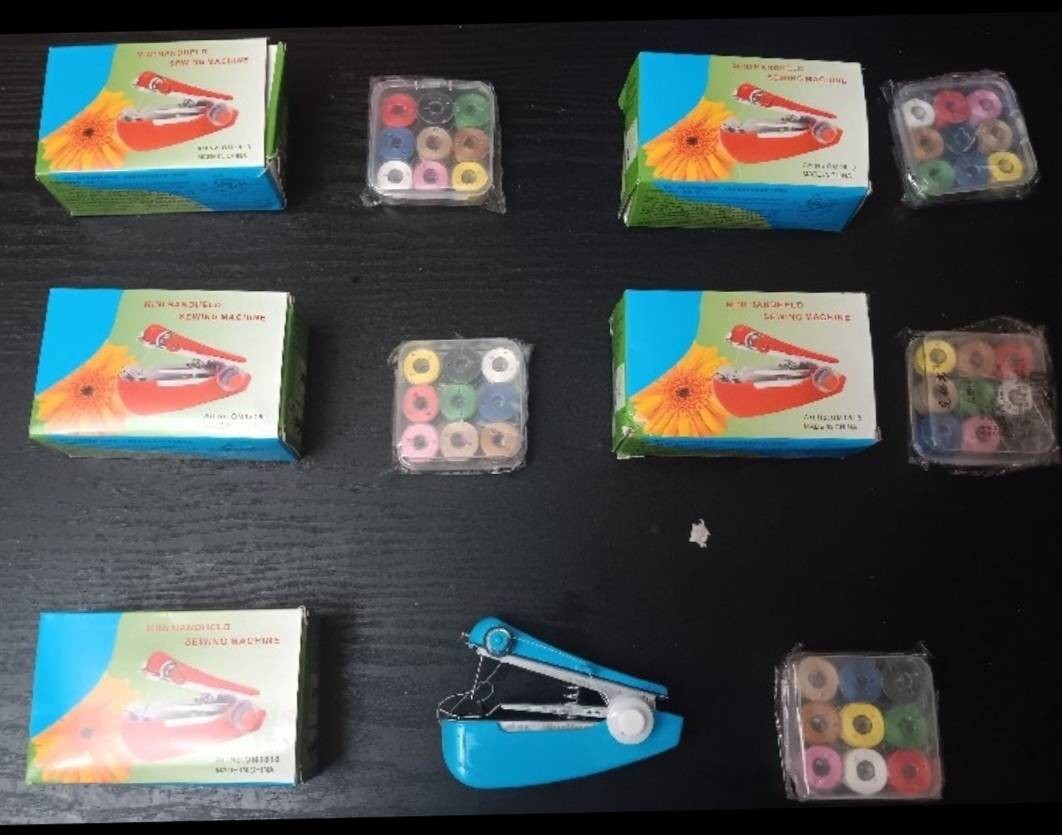 Mini Handheld Sewing Machines W/Threads (EACH)