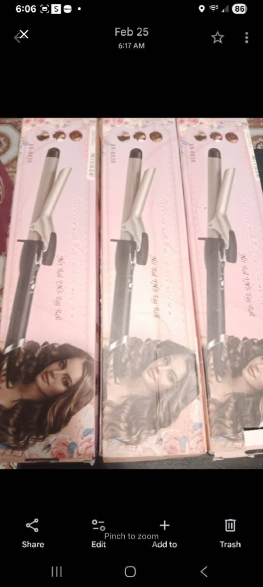 Pro Jessica Hair Curling Iron 