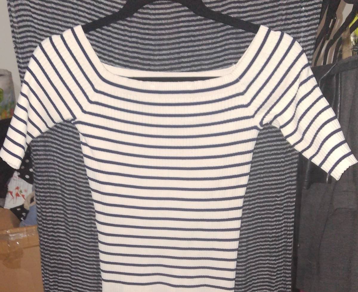 Striped Ribbed Top