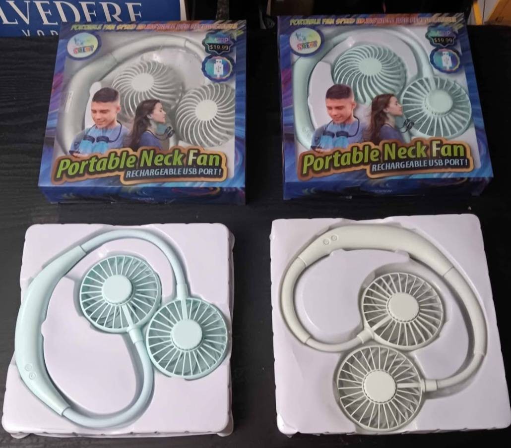 Portable Rechargeable Neck Fan (EACH)