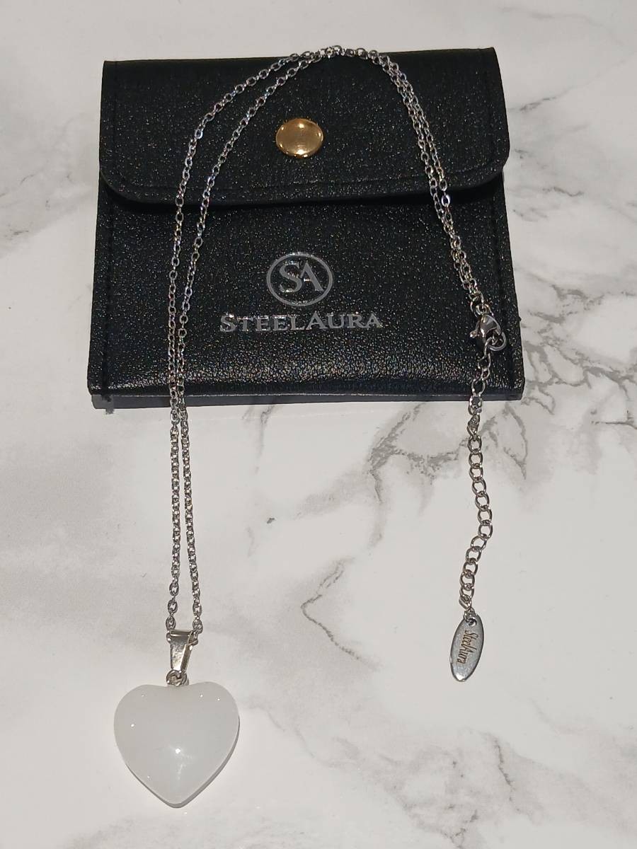 SteelAura Heart Pendant Necklace