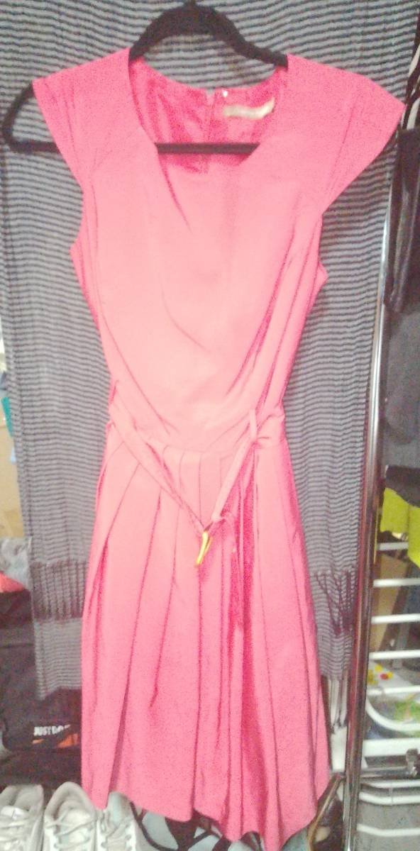 Bright Pink Dress with Belt