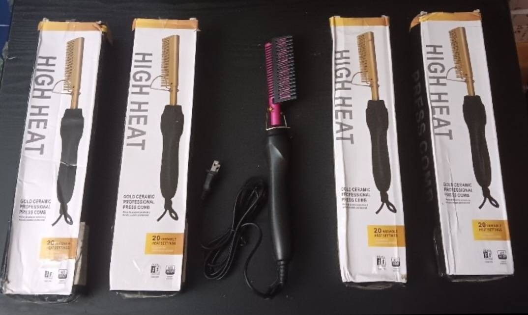 High Heat Gold Ceramic Press Comb (EACH)