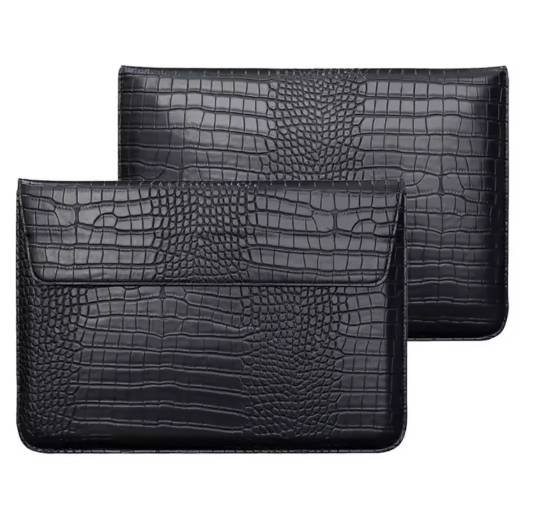 Crocodile Leather Flip Case for MacBook Air/Pro 13-16 Inch