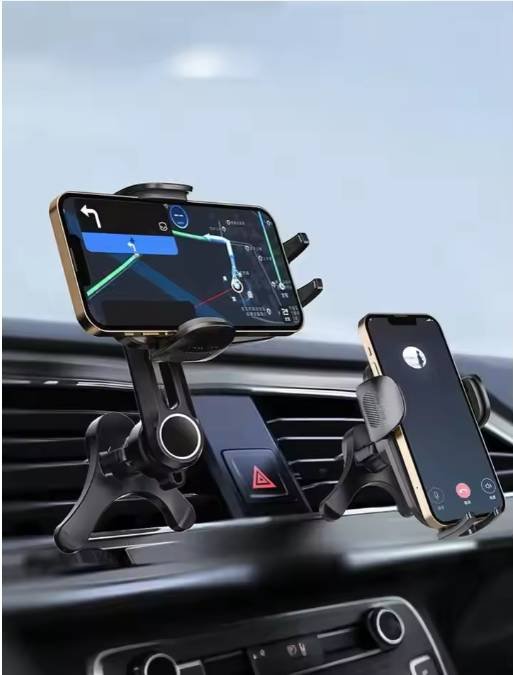 360° Adjustable Car Vent Phone Mount – Fits All Smartphones