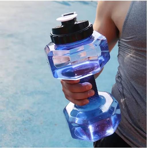 2.2L Gym Dumbbell Water Bottle – Drink & Train
